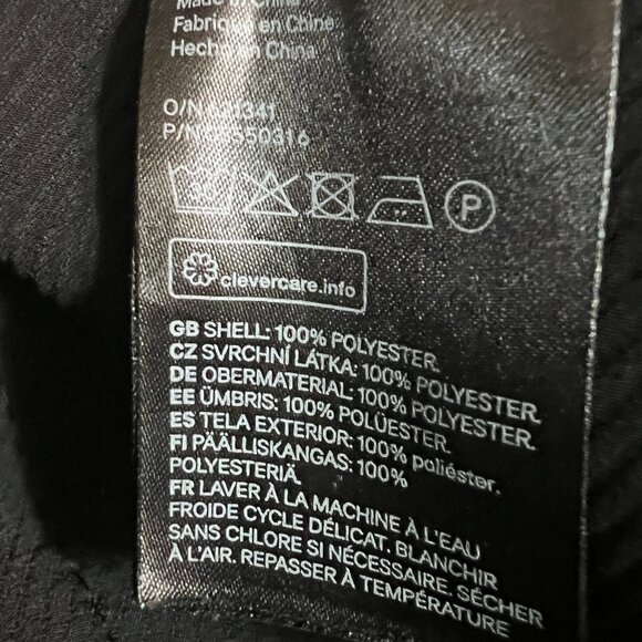 H&M Divided Pleated Mini Skirt Black Tennis Cheer Skirt Ribbon Trim Size 8 - Picture 6 of 9